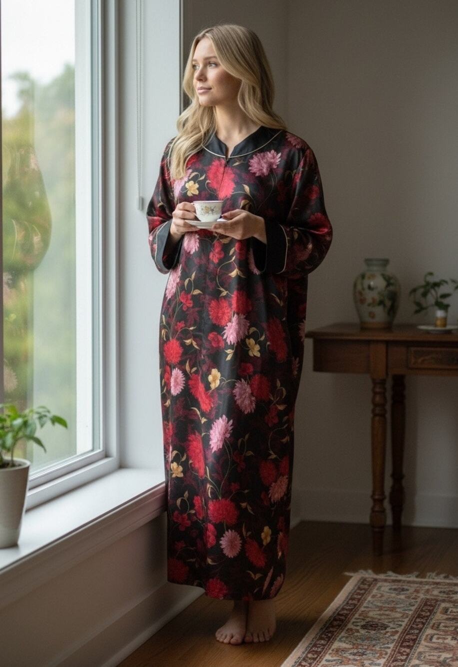 Vintage Halston geisha inspired dressing gown/robe